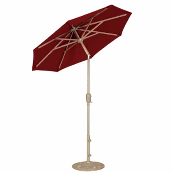 6' Push Button Tilt Aluminum Umbrella