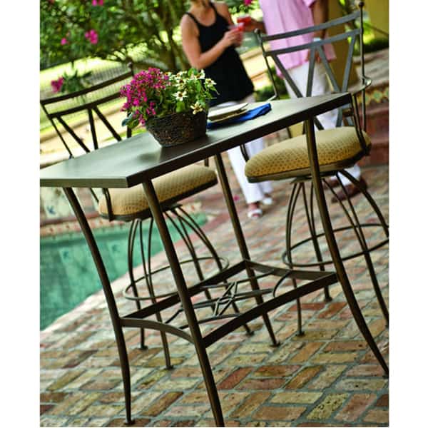 Berkshire Bar Height By Woodard Outdoor Furniture This Patio Furniture Mi Art Deco Themes Traditional Materials Modern Style