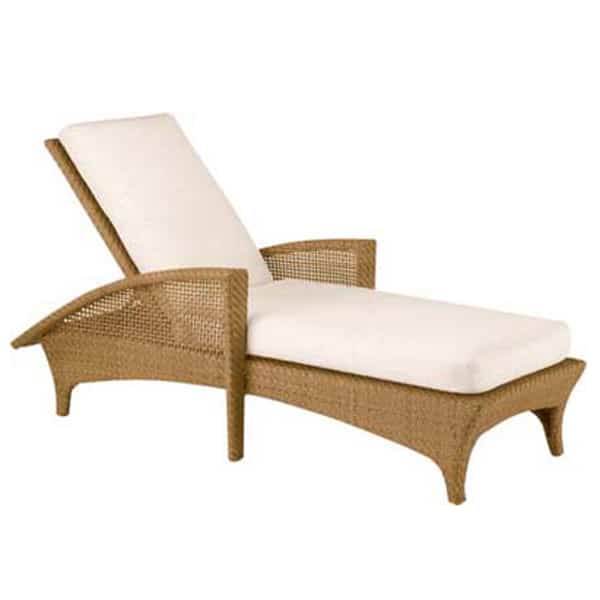 Trinidad Wicker Chaise Lounge by Woodard Patio Furniture