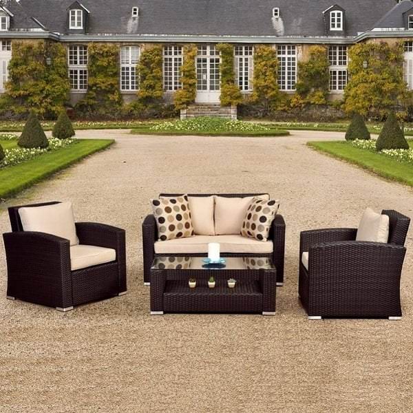 Florida Keys Wicker Patio Set