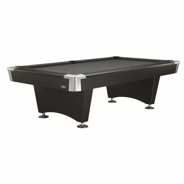 black billiard table