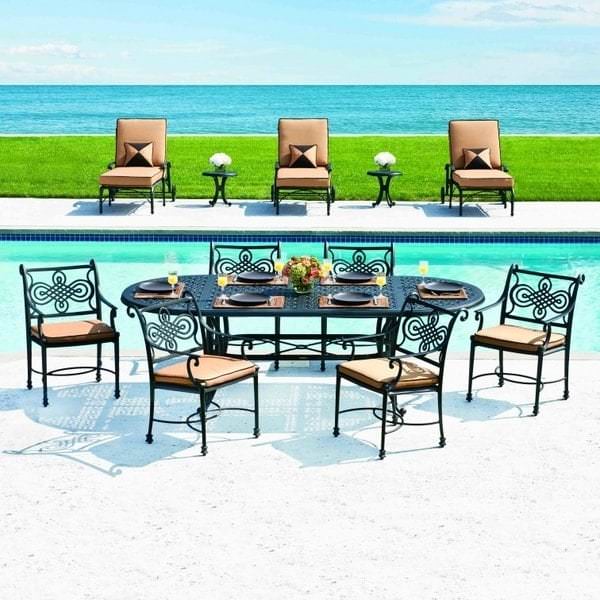 Monte Cristo Cast Dining Patio Furniture by Cast Classics