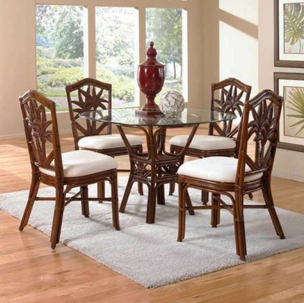 Havana Palm Wicker Indoor Dining by Panama Jack Family Leisure