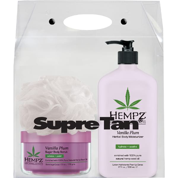 Hempz Vanilla Plum Body Scrub Bag