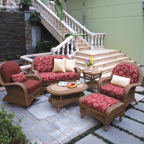 Cabo Deep Seating Wicker Patio Furniture by Bahama Winds