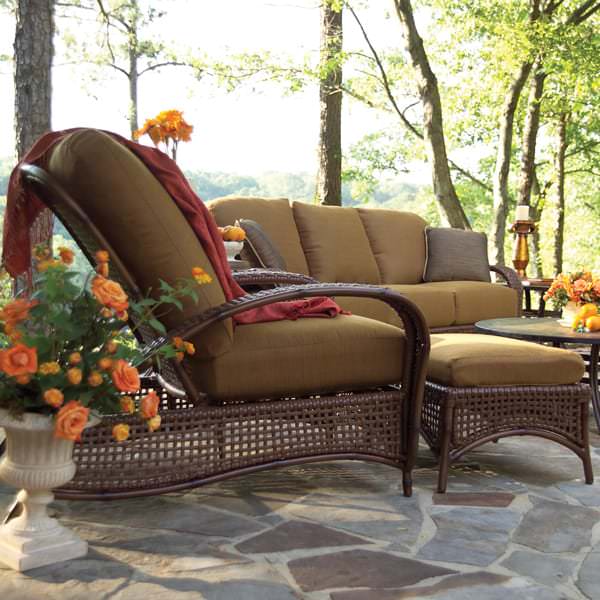 Tuscany Deep Seating Wicker Patio Set Summer Classics