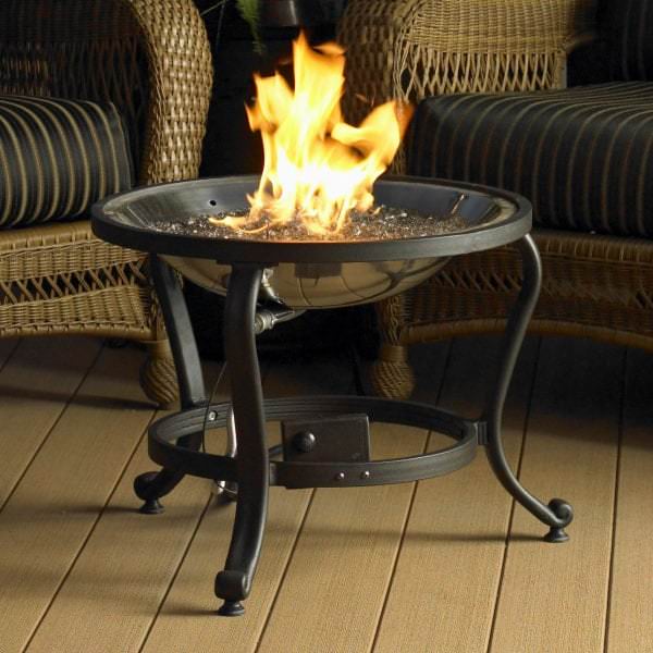 crystal fire table