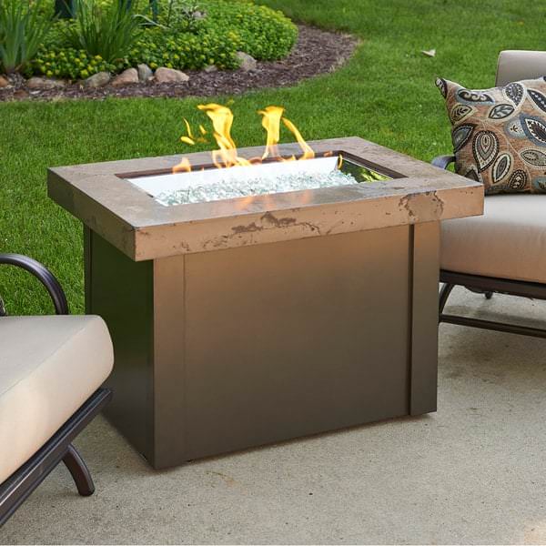 Providence Fire Pit Table - Brown