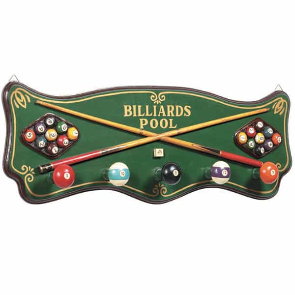 Billiards Coat Rack