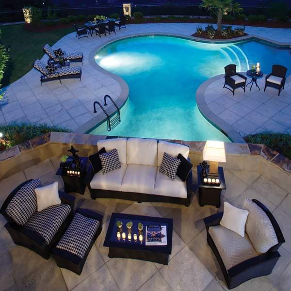 Peninsula Wicker Patio Set by Summer Classics Free Shipping