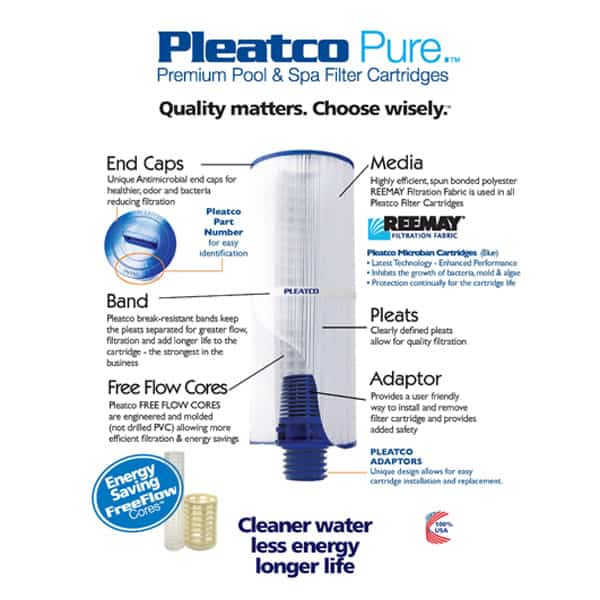 Leisure Bay Spas Replacement Filters by Pleatco.