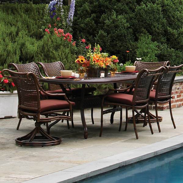 Tuscany Woven Dining Patio Furniture by Summer Classics