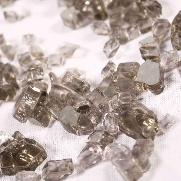 1/4" Bronze Reflective Fire Glass