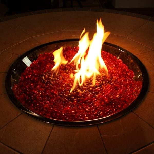 Concrete Top / Stucco Base Fire Pit