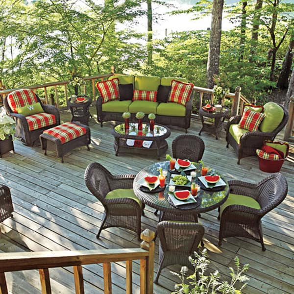 Classic Dining Wicker Patio Furniture by Summer Classics