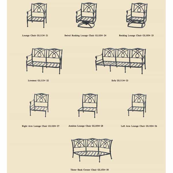 Grand Terrace Fire Pit Set