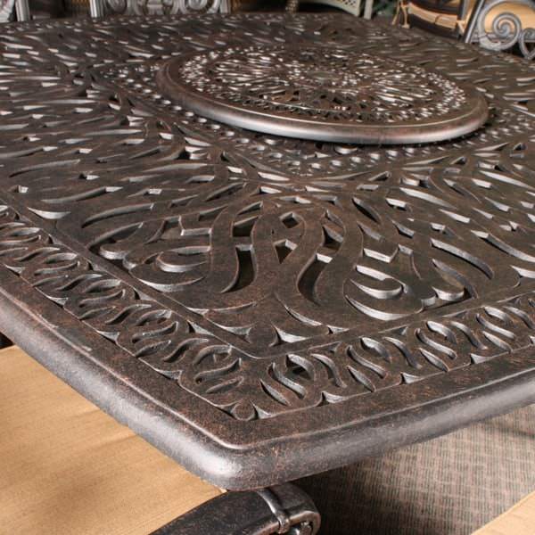 Victoria Cast Aluminum Dining Patio Furniture by Alfresco