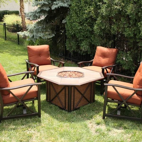 Haywood Fire Pit Set by Agio Select Patio Furniture