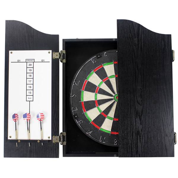 dartboard cabinet set