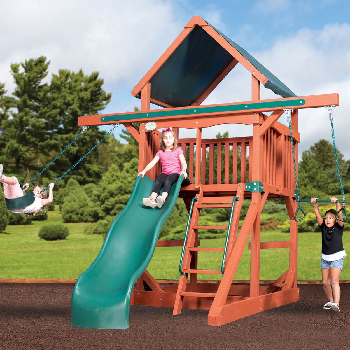 Treehouse Jumbo Space Saver Tarp Roof By Backyard Adventures