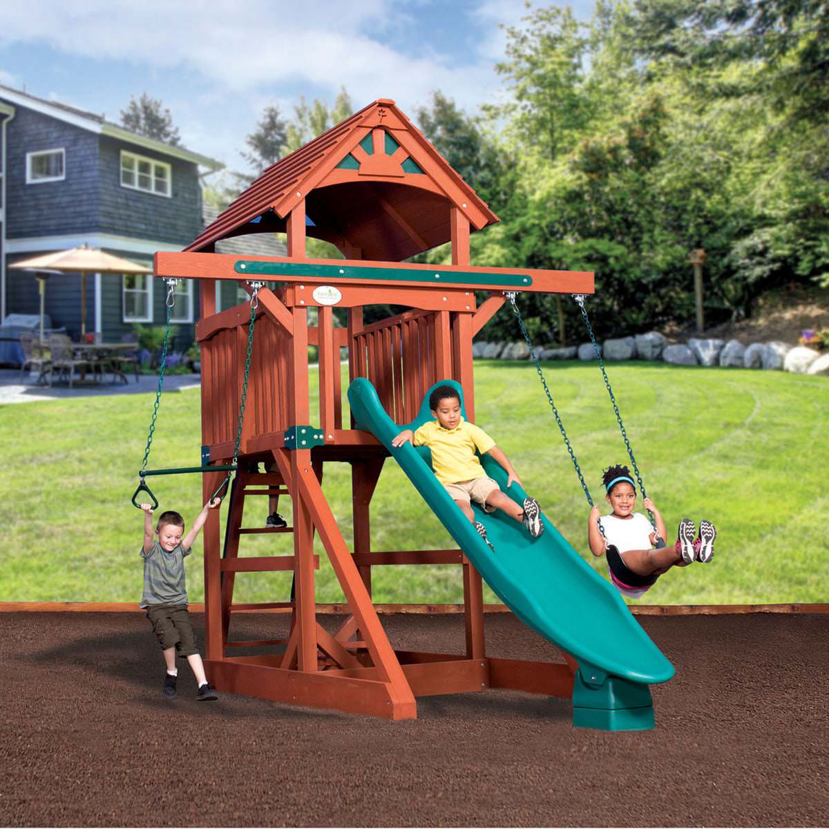 Backyard Adventures Swing Sets Family Leisure