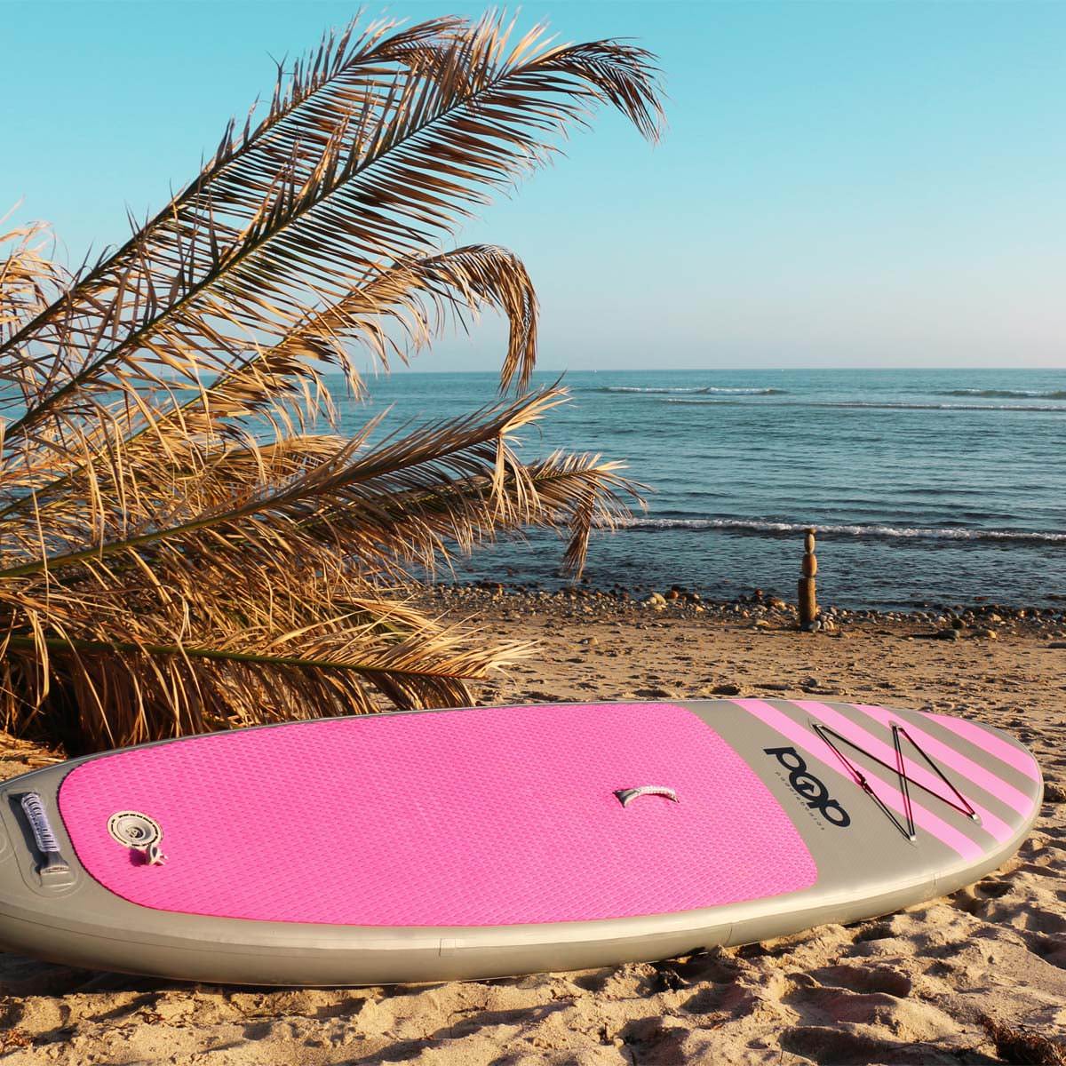 11' Pink Pop Up Inflatable Stand-Up Paddleboard Kit by POP