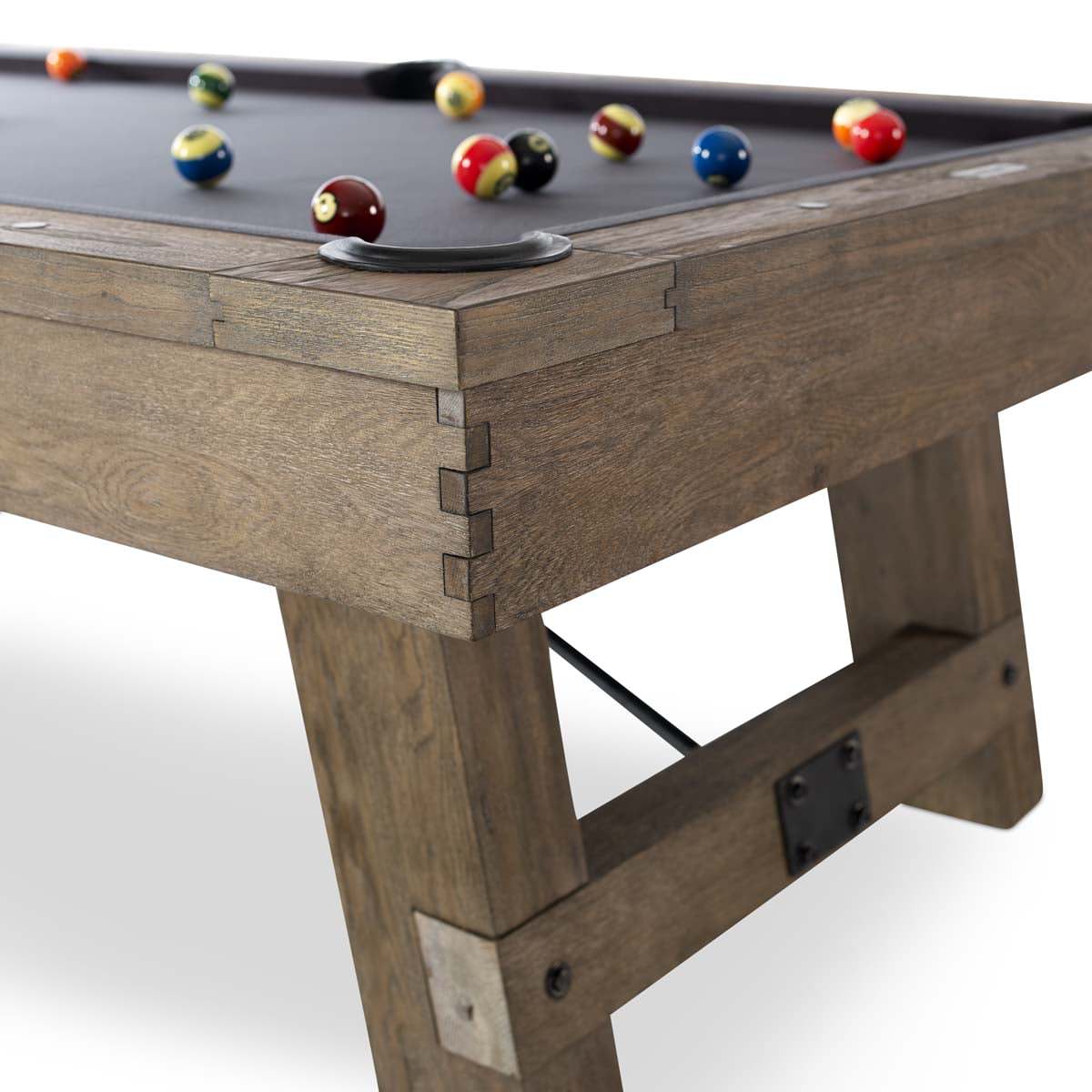 The Isaac Pool Table by Plank & Hide Family Leisure