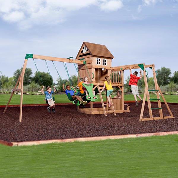 Montpelier Swing Set by Backyard Discovery Family Leisure
