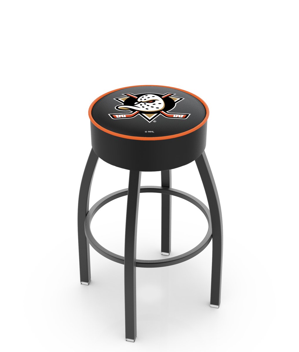 Anaheim Ducks Counter Height Bar Stool w/ Official NHL Logo Family