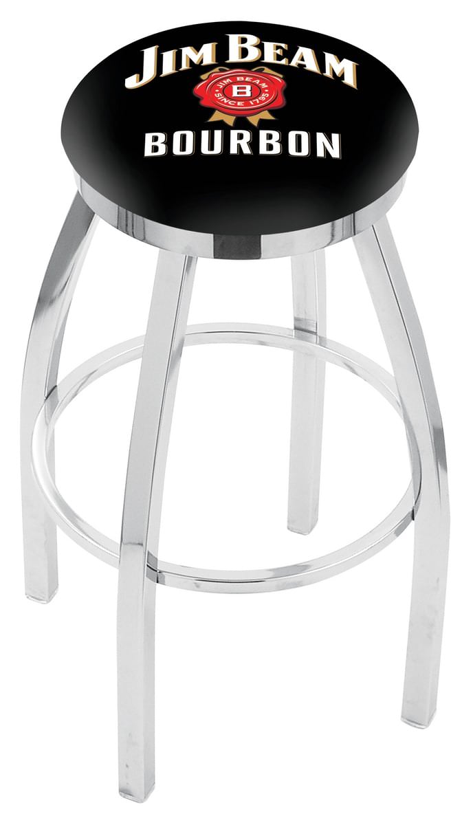 Jim Beam Counter Height Bar Stool w/ Official Jim Beam Logo - Family