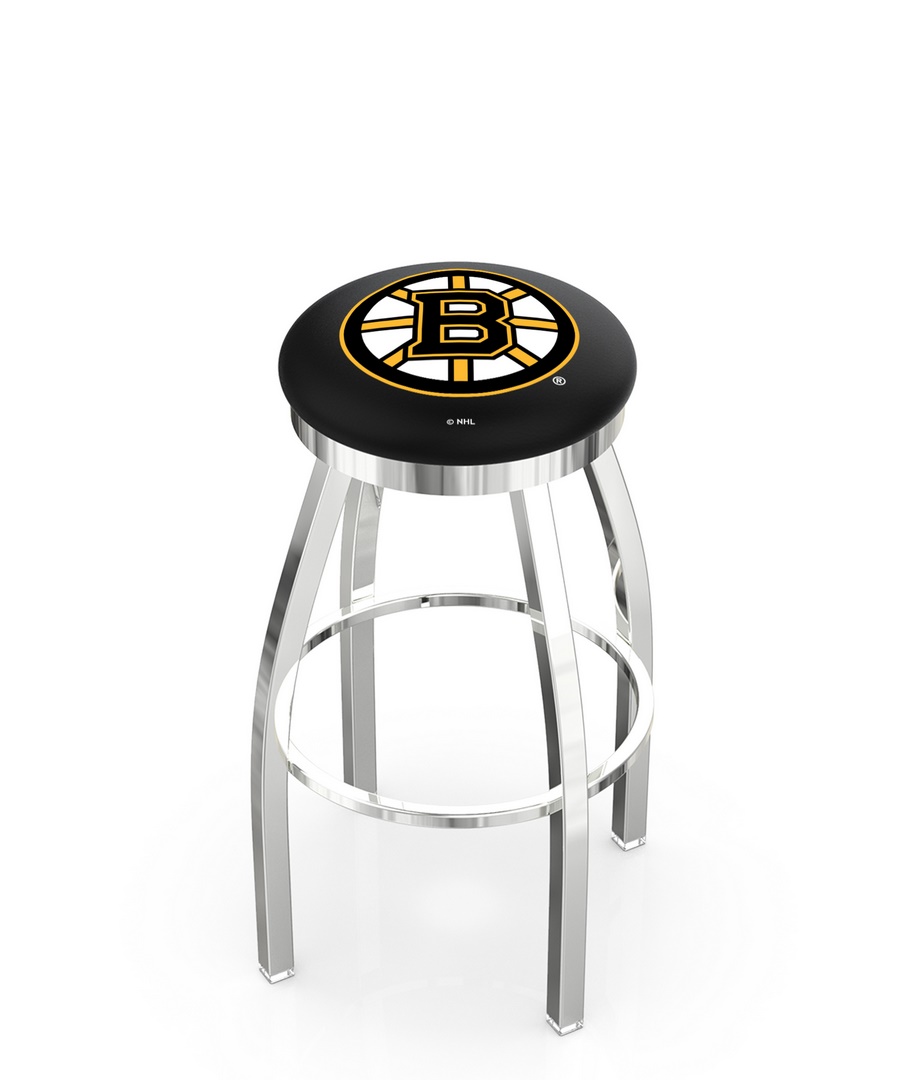 Boston Bruins Bar Stool w/ Official NHL Logo - Family Leisure