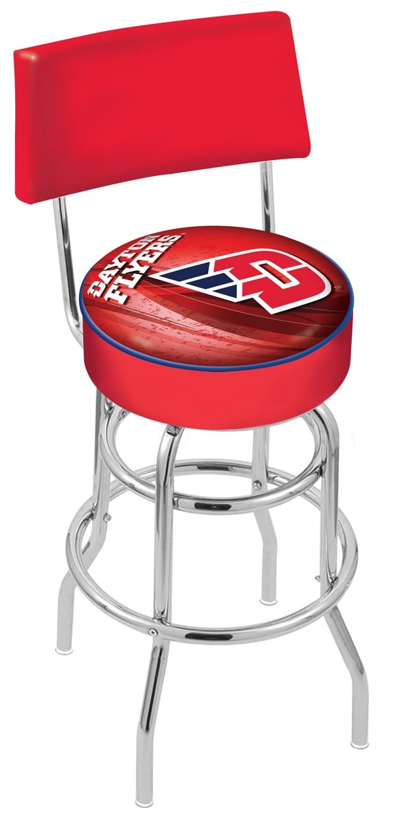University of Dayton Bar Stool w/ Official College Logo Family Leisure