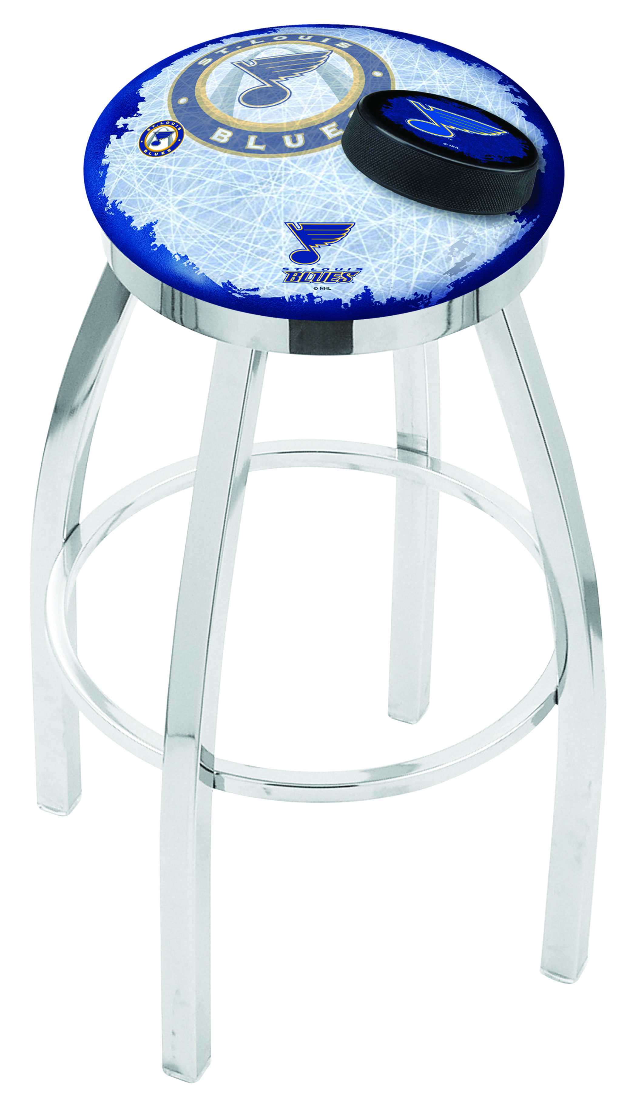 St Louis Blues Bar Stools Stool W Official Nhl St Louis Blues Bar Stool W Official Nhl Logo Family Leisure
