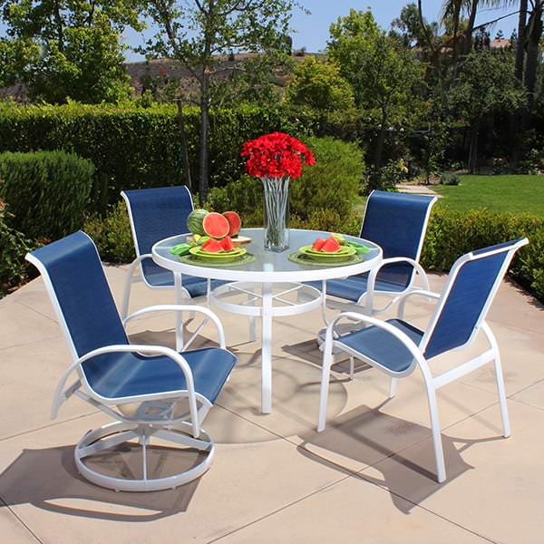 Capri Sling Dining Collection By Alu Mont For Hanamint Capri Sling Dining Collection