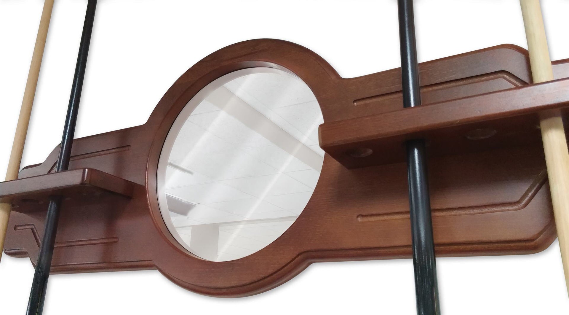 Cue Rack in English Tudor Finish