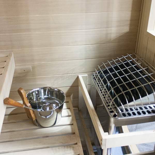 4 Person Outdoor Sauna by Saunatec