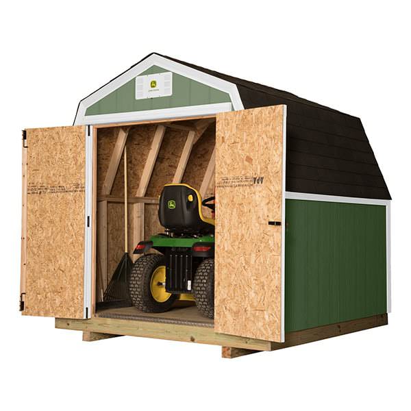 John Deere DIY Ready Shed 8x8 w/ Barn Roof by Backyard 