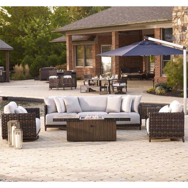 Saba Deep Seating Collection by Plank and Hide Patio Furniture