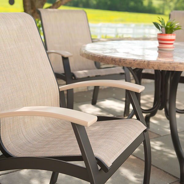 Belle Isle Sling Dining - Telescope Patio Furniture Belle Isle Belle Isle Sling Dining - Telescope Patio Furniture Belle Isle