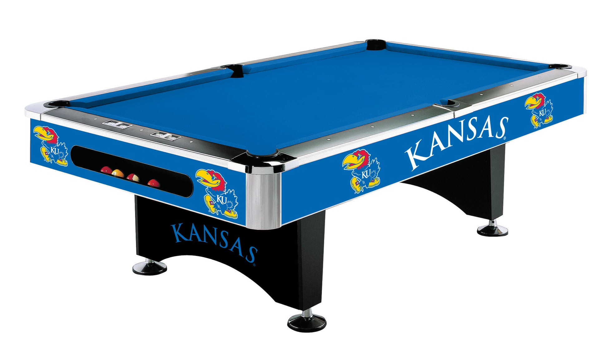 University of Kansas 8' Pool Table