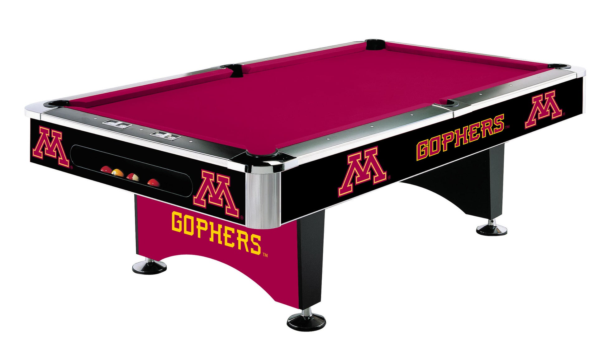 University of Minnesota 8' Pool Table