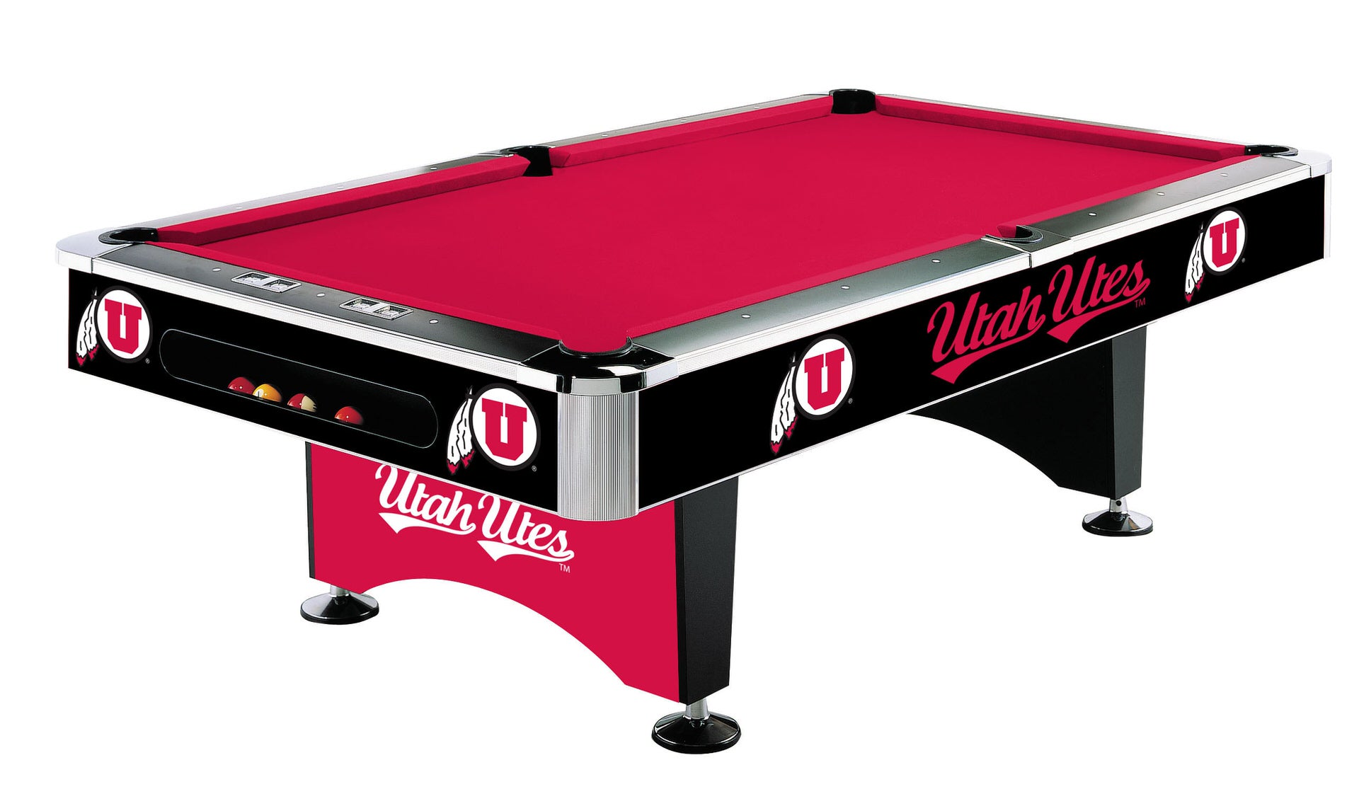 University of Utah 8' Pool Table