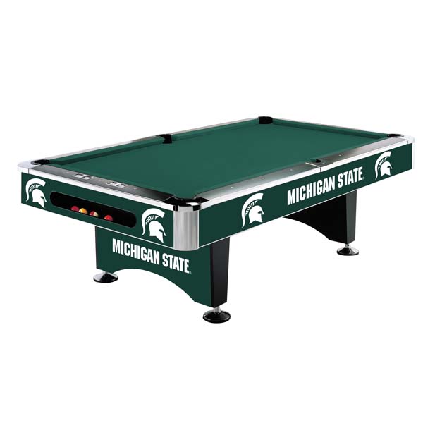Michigan State 8' Pool Table