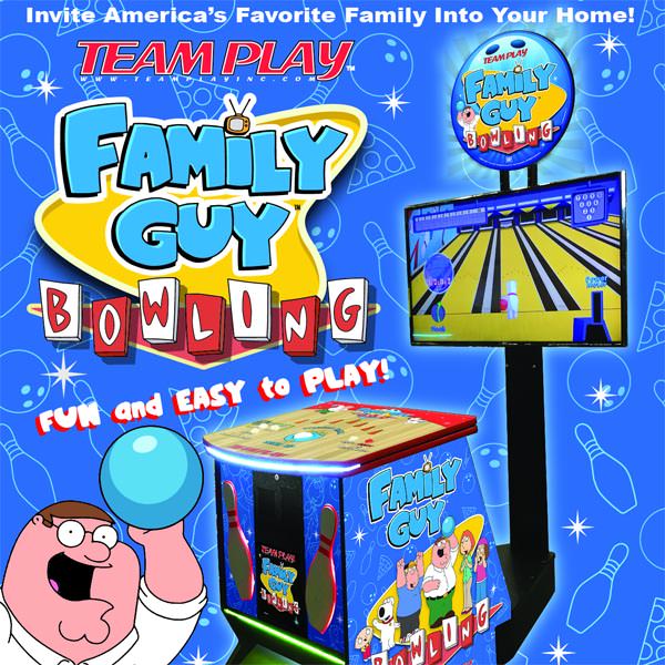 Family Guy Bowling Arcade Game By
