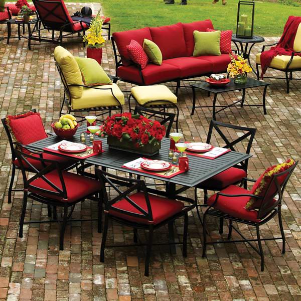 Villano Outdoor Dining Patio Furniture by Summer Classics