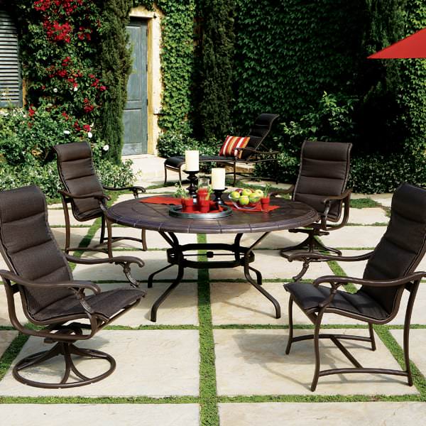 padded sling patio chairs