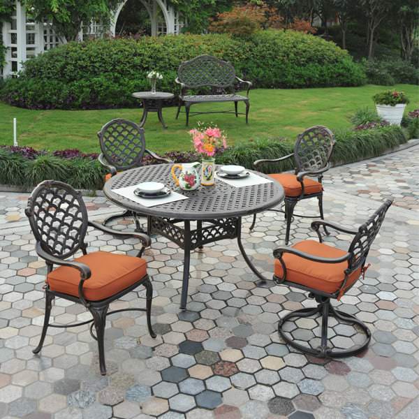 Bordeaux Dining Relax In Style On Your Patio With The Bordeaux Cast Aluminum Collection By Hanamint