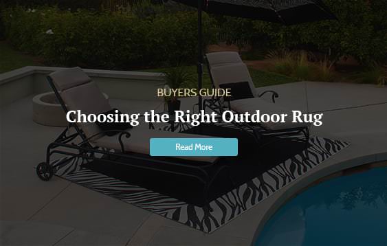 choosing an outdoor rug