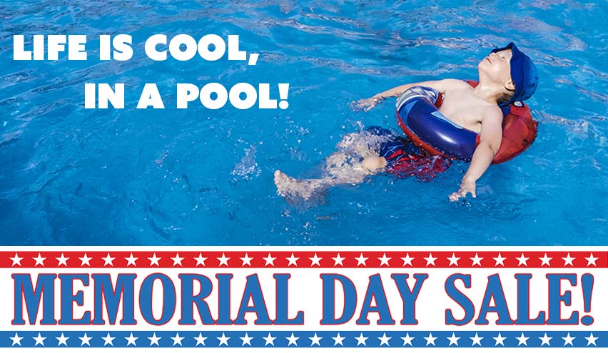memorial day pool sale