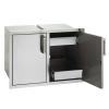 Double Doors with Trash Tray & Dual Drawers by Fire Magic Grills